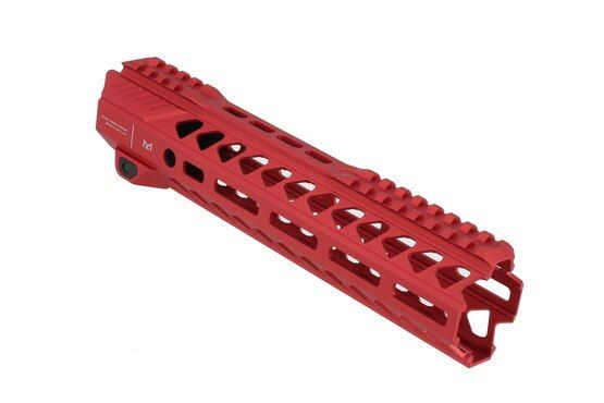 Strike Industries free float AR-15 handguard with M-LOK attachments.